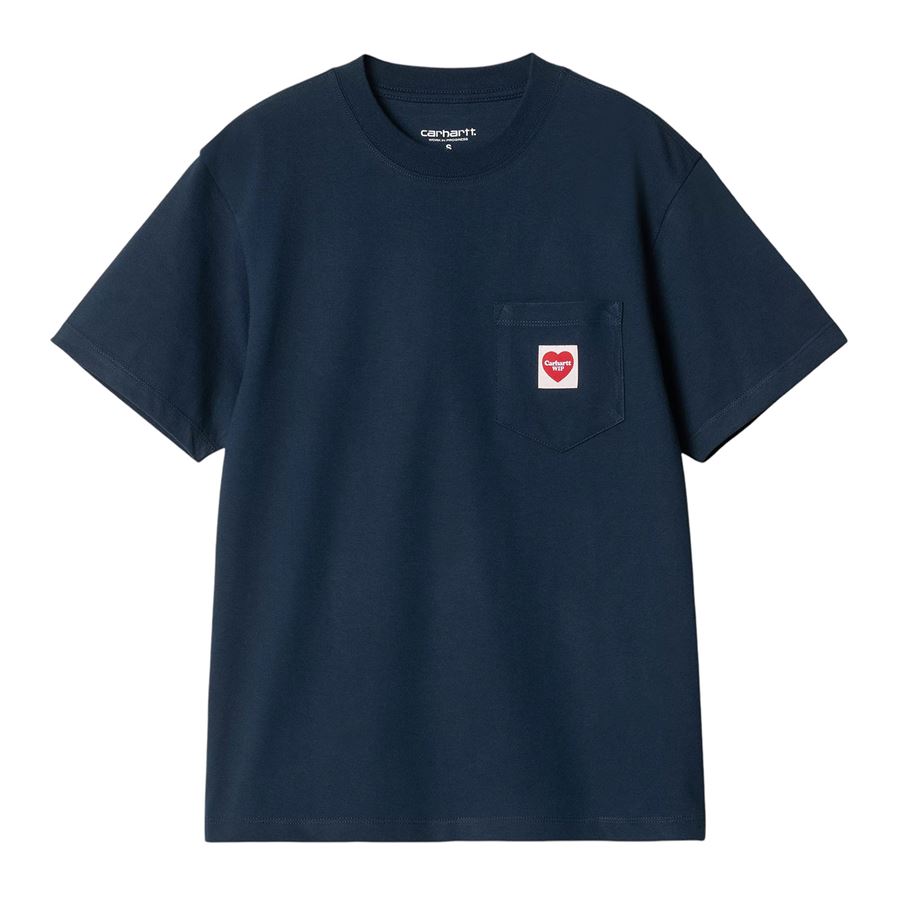 W' S/S Pocket Heart T-Shirt da donna Carhartt WIP | I0321802VVXX
